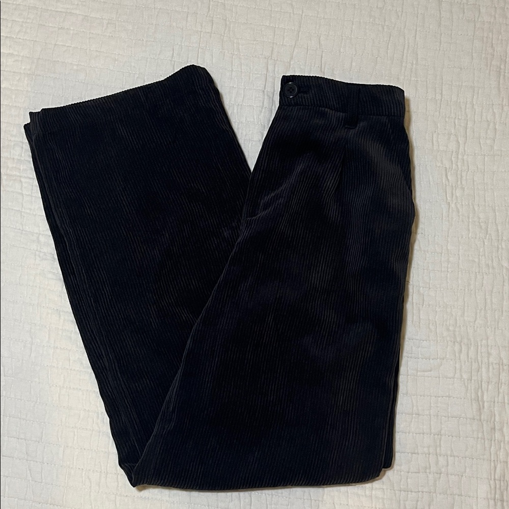 Women Black Corduroy Pants